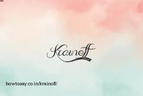 Krainoff