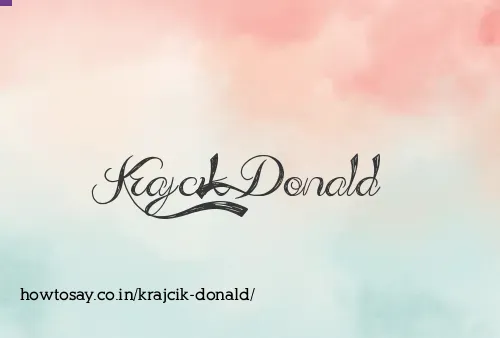 Krajcik Donald