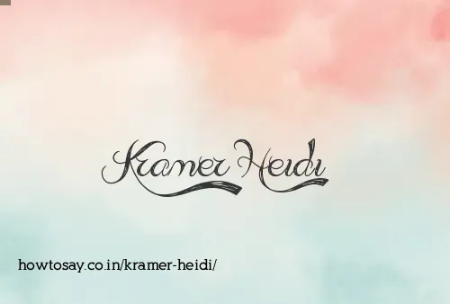Kramer Heidi