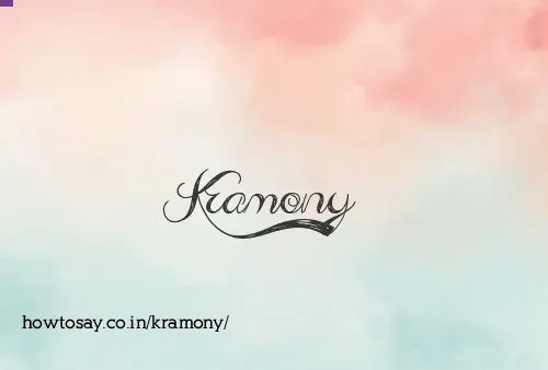 Kramony