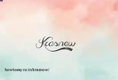 Krasnow