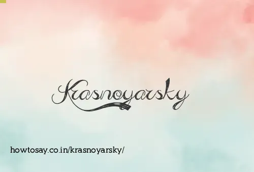 Krasnoyarsky