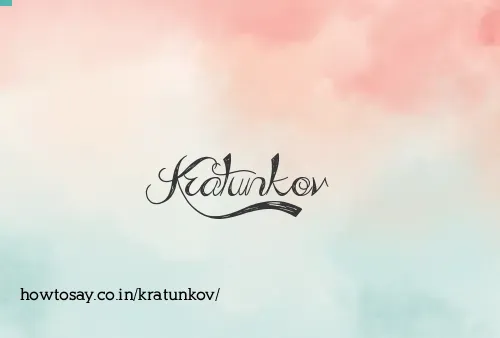 Kratunkov