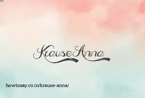 Krause Anna