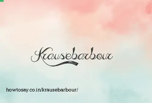 Krausebarbour