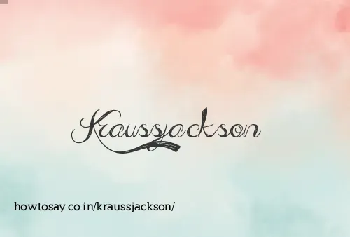 Kraussjackson