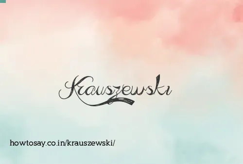 Krauszewski