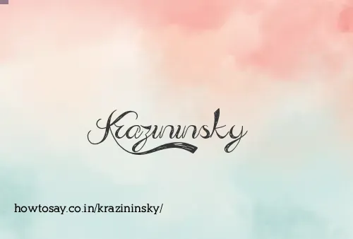 Krazininsky