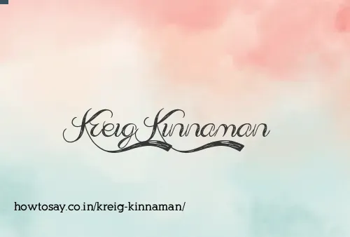 Kreig Kinnaman