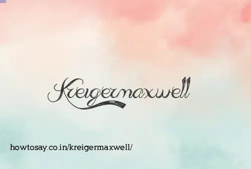 Kreigermaxwell