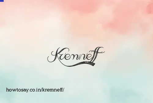 Kremneff