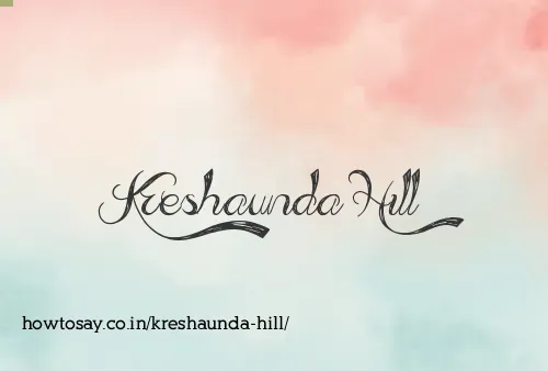 Kreshaunda Hill
