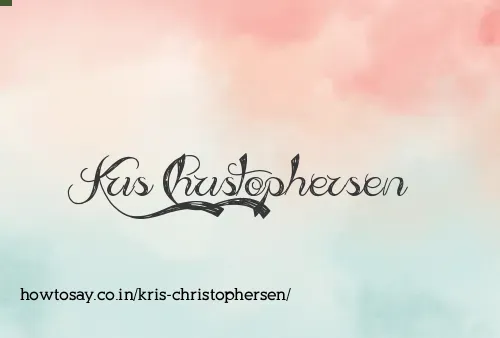 Kris Christophersen