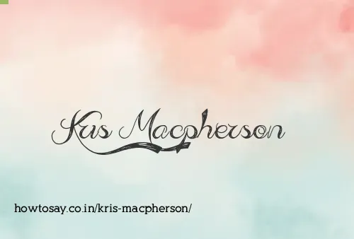 Kris Macpherson