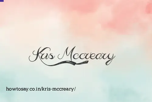 Kris Mccreary