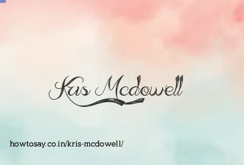 Kris Mcdowell