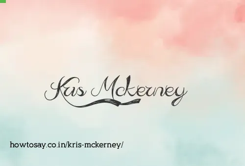 Kris Mckerney