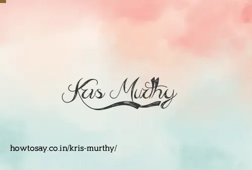 Kris Murthy