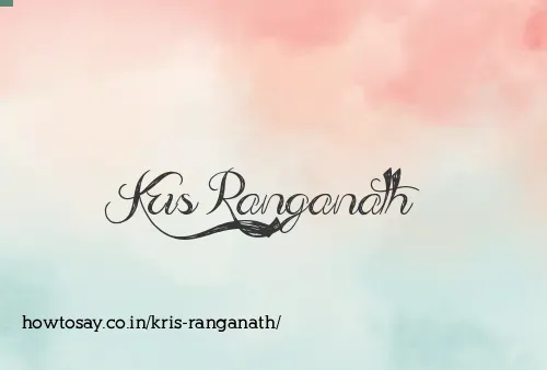 Kris Ranganath