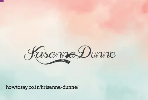 Krisanna Dunne