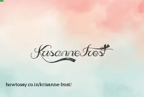 Krisanne Frost