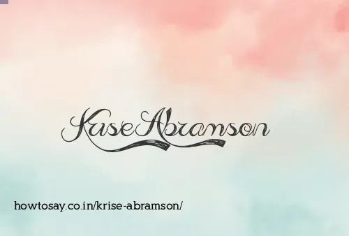 Krise Abramson
