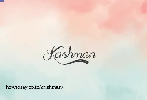 Krishman