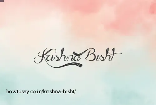 Krishna Bisht