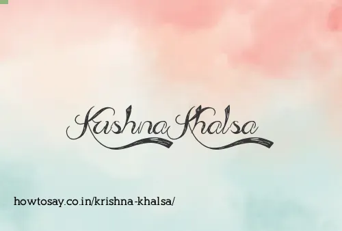 Krishna Khalsa