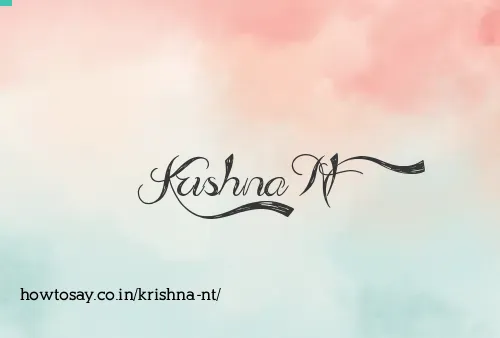 Krishna Nt