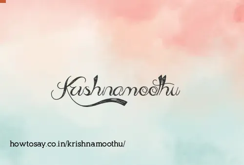 Krishnamoothu