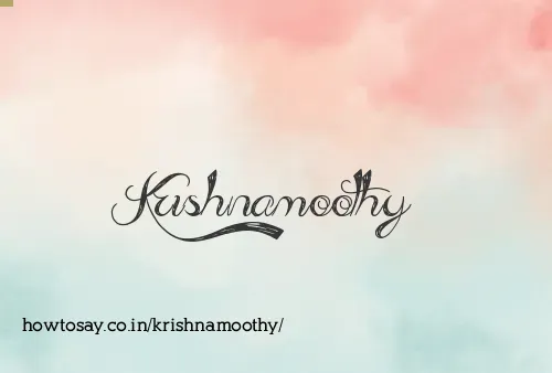 Krishnamoothy