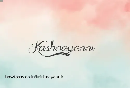 Krishnayanni
