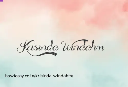 Krisinda Windahm