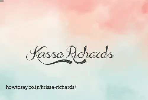 Krissa Richards