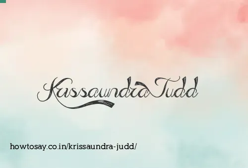 Krissaundra Judd