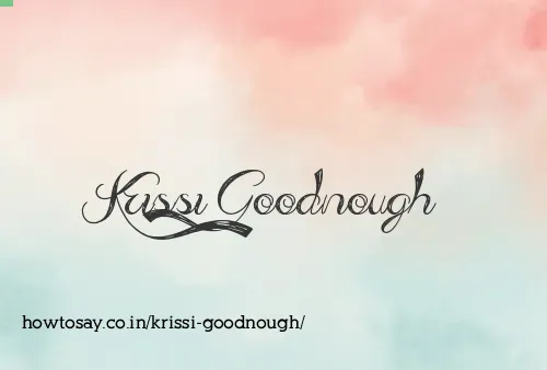 Krissi Goodnough