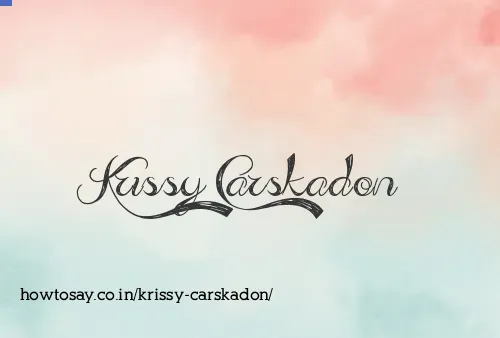 Krissy Carskadon