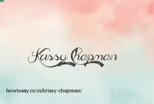 Krissy Chapman