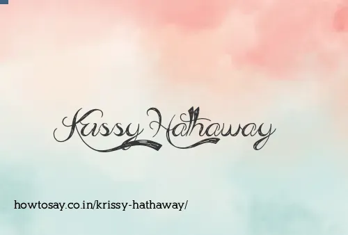 Krissy Hathaway