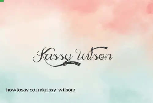 Krissy Wilson