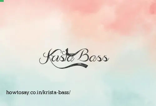 Krista Bass