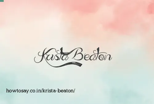 Krista Beaton