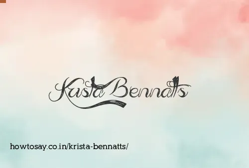 Krista Bennatts