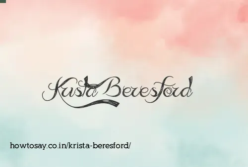 Krista Beresford