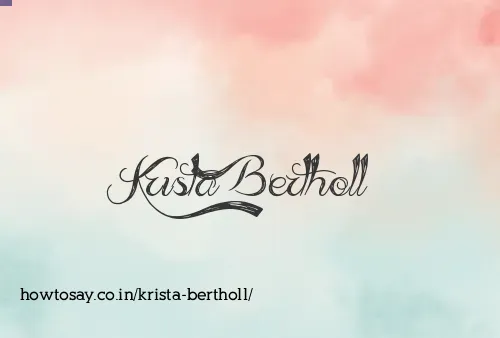 Krista Bertholl