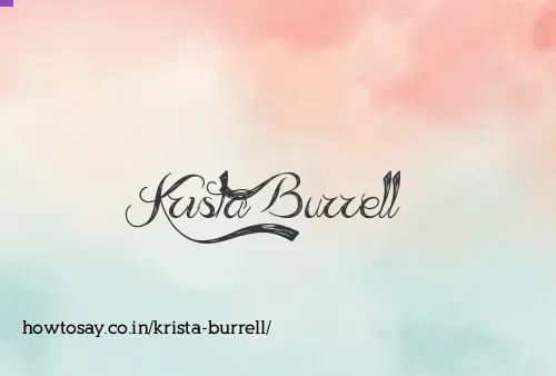 Krista Burrell