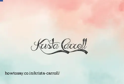 Krista Carroll