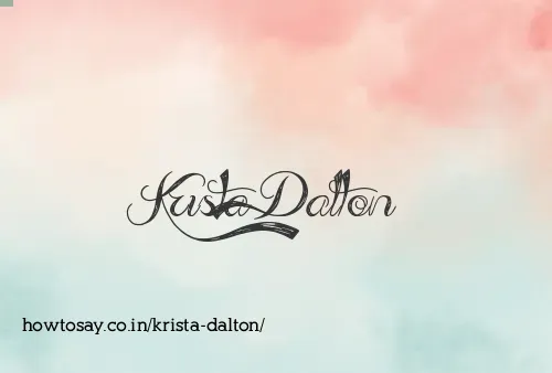 Krista Dalton