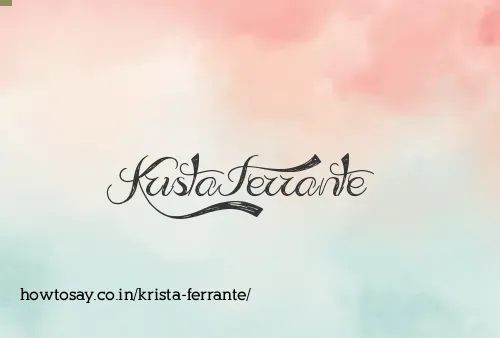 Krista Ferrante